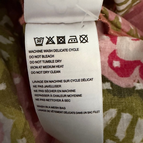 FARM Rio Aura Peasant Dress. Pink floral size medium. Size Medium - Picture 14 of 16